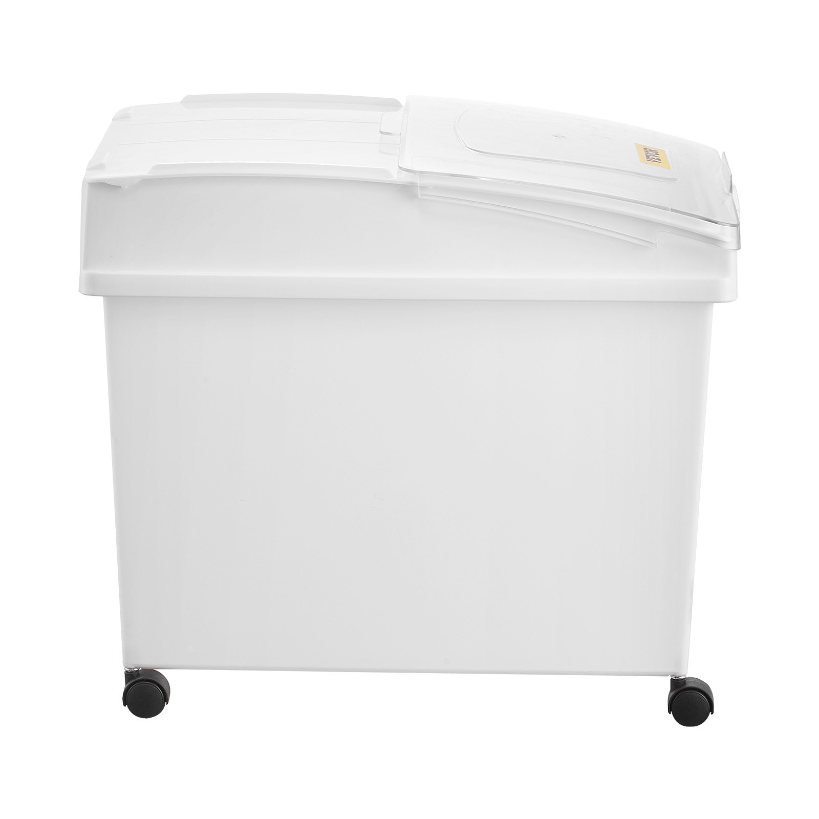 VEVOR Ingredient Bin, 33.3 L Capacity Ingredient Storage Bin, PP Material Flour Bins On Wheels, White Shelf Ingredient Bin with Scoop and Sliding Lid, Commercial Storage Bins, 3 Pcs/Set