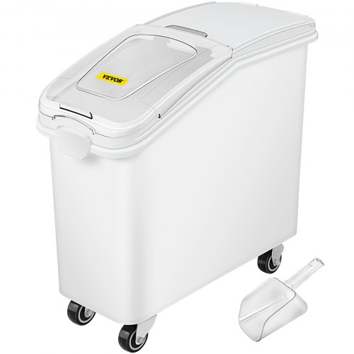 Ingredient Bin with Casters 80L Storage Bin Commercial Transport Flour Bins