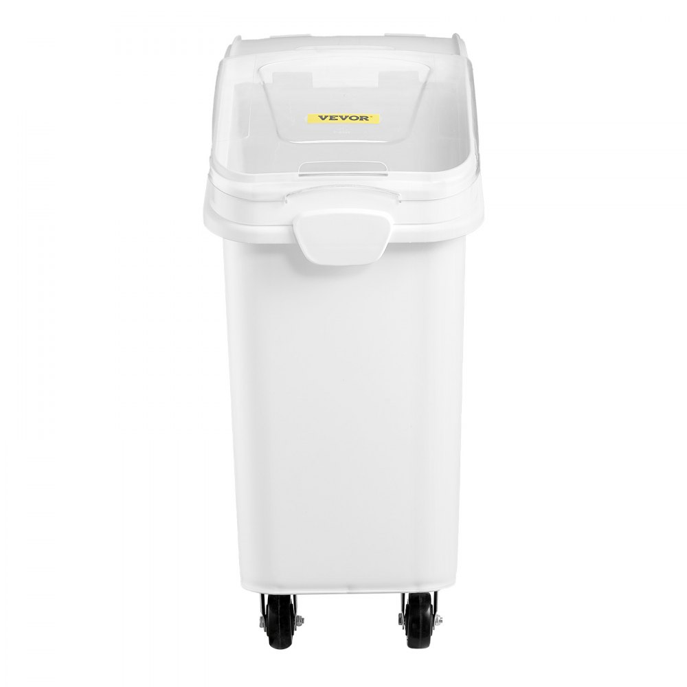 VEVOR Rice Storage Container, 21Gallon/80L Capacity Large Dog Food Dispenser Bin, Kitchen Ingredient Grain Cereal Flour Bin, Pet food Containers with Wheels, Scoop, and Airtight Lid, 1 Pack