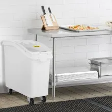 VEVOR 21 Gallon Ingredient Bin with Scoop 400 Cup Ingredient Bin with Sliding Lid Commercial Food Storage for Kitchen