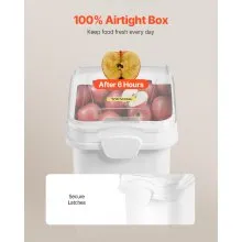 VEVOR 21 Gallon Ingredient Bin with Scoop 400 Cup Ingredient Bin with Sliding Lid Commercial Food Storage for Kitchen