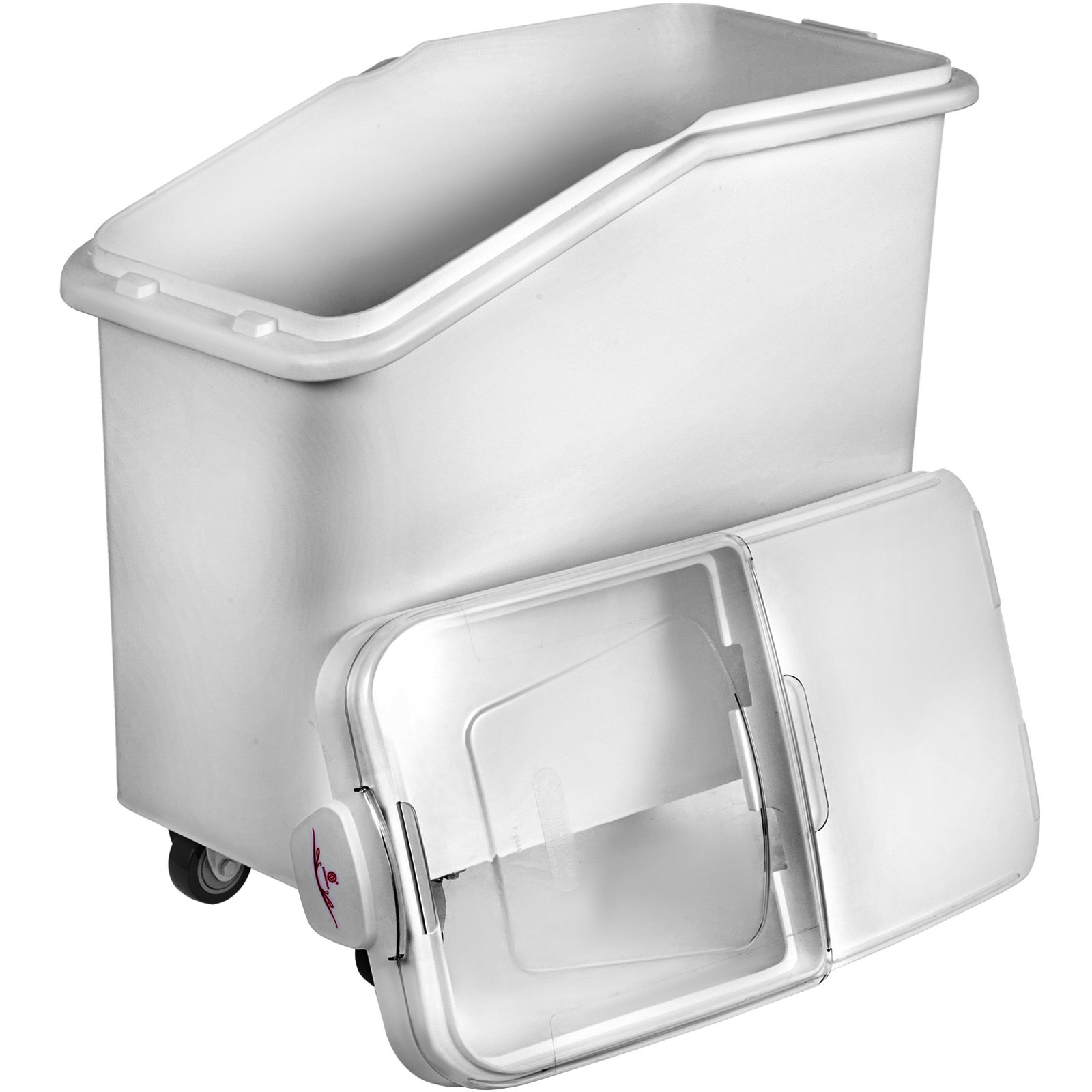 VEVOR 2x Ingredient Bin With Casters 21 Gallon Food Safe Restaurant Kitchen Flour Bins