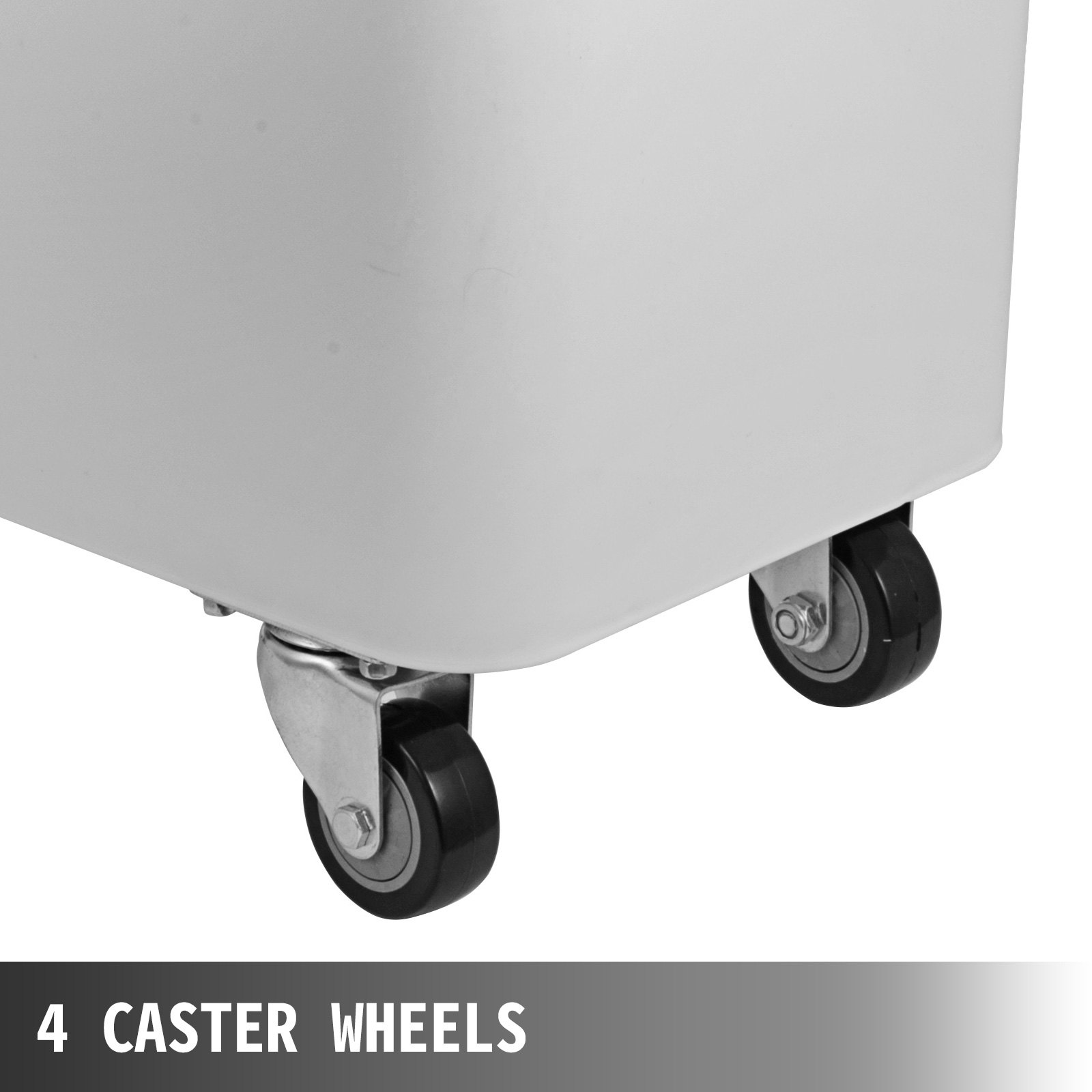 VEVOR 2x Ingredient Bin With Casters 21 Gallon Food Safe Restaurant Kitchen Flour Bins
