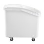 VEVOR Rice Storage Container, 27Gallon/100L Capacity Large Dog Food Dispenser Bin, Kitchen Ingredient Grain Cereal Flour Bin, Pet food Containers with Wheels, Scoop, and Airtight Lid, 1 Pack