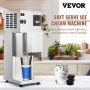 VEVOR 800W Electric Ice Cream Mixer Machine, 110V Ice Cream Blender, 10-Speed Levels Adjustable, Soft Serve Ice Cream Machine w/Splash-Proof Bezel, Commercial Ice Cream Make, Includes 3 Hand Cups