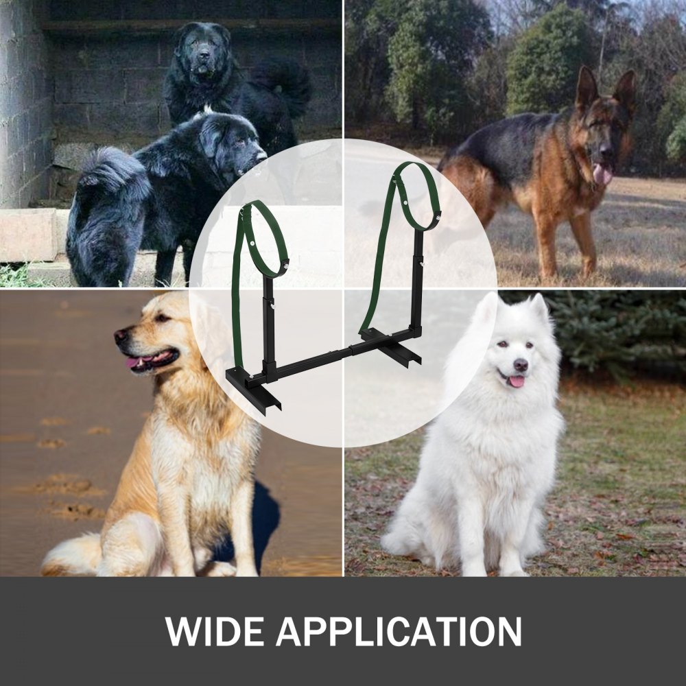 Fully Adjustable Grooming Breeding Stand W/collars Loop Grooming Trim Nails