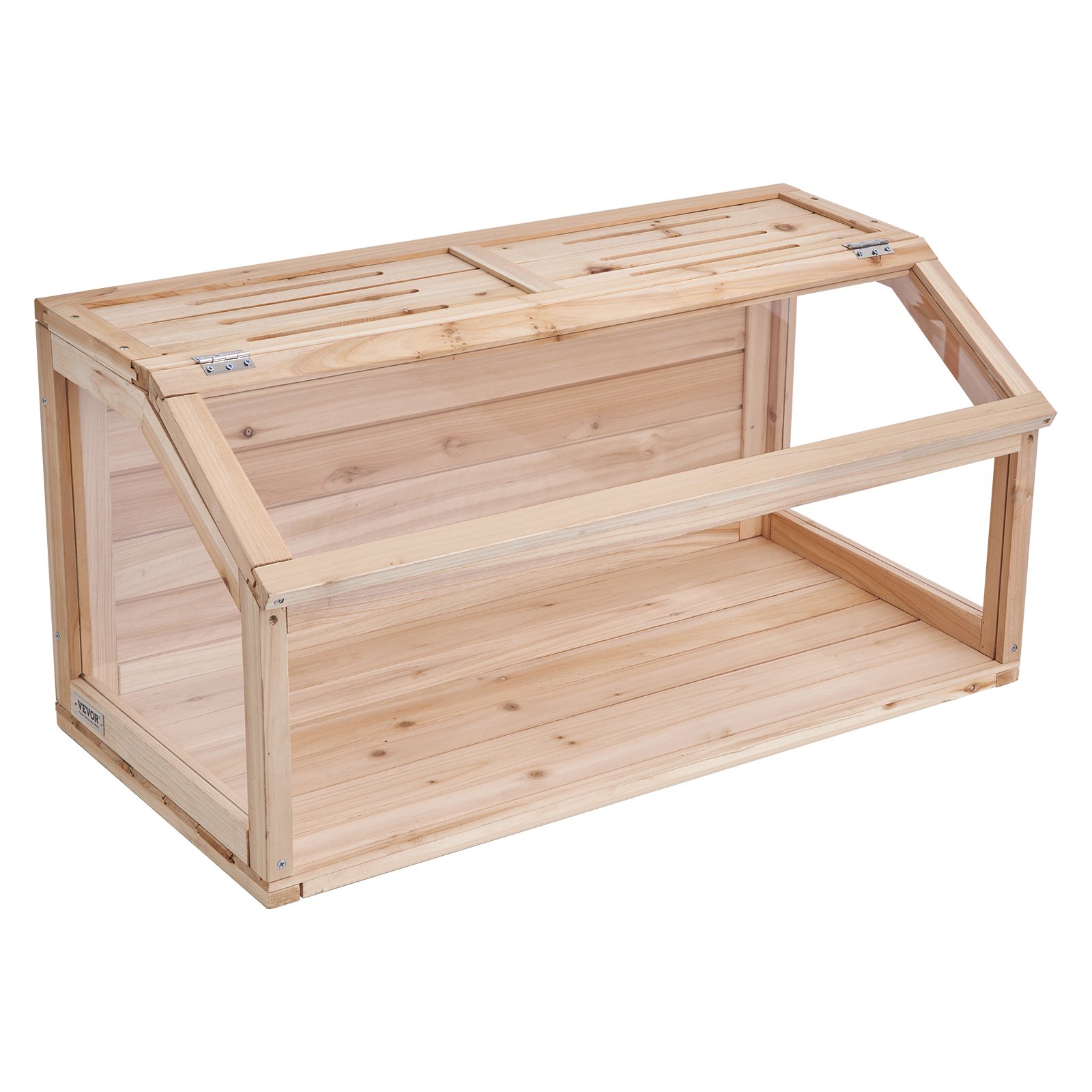 VEVOR Wooden Hamster Cage, 270° Viewing Hamster Habitat, 32 x 16 x 16 in, Dwarf Hamster Cages with Openable Top, Ventilated Small Animal Cage, Pet Mouse Cage for Gerbils, Rats, Guinea Pigs, Mice