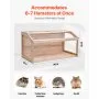 VEVOR Wooden Hamster Cage, 270° Viewing Hamster Habitat, 40 x 20 x 20in, Dwarf Hamster Cages with Openable Top, Ventilated Small Animal Cage, Pet Mouse Cage for Gerbils, Rats, Guinea Pigs, Mice