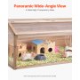 Wooden Hamster Cage Habitat 48 in Clear Mice Rodents Small Animals Cage