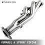Manzo Stainless Steel Exhaust Header Fits Mazda RX-8 RX8 04 05 06 07 08
