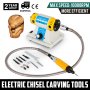 Vevor 220V Electric Chisel Carving Tool Wood Carving Machine Woodworking Chisel