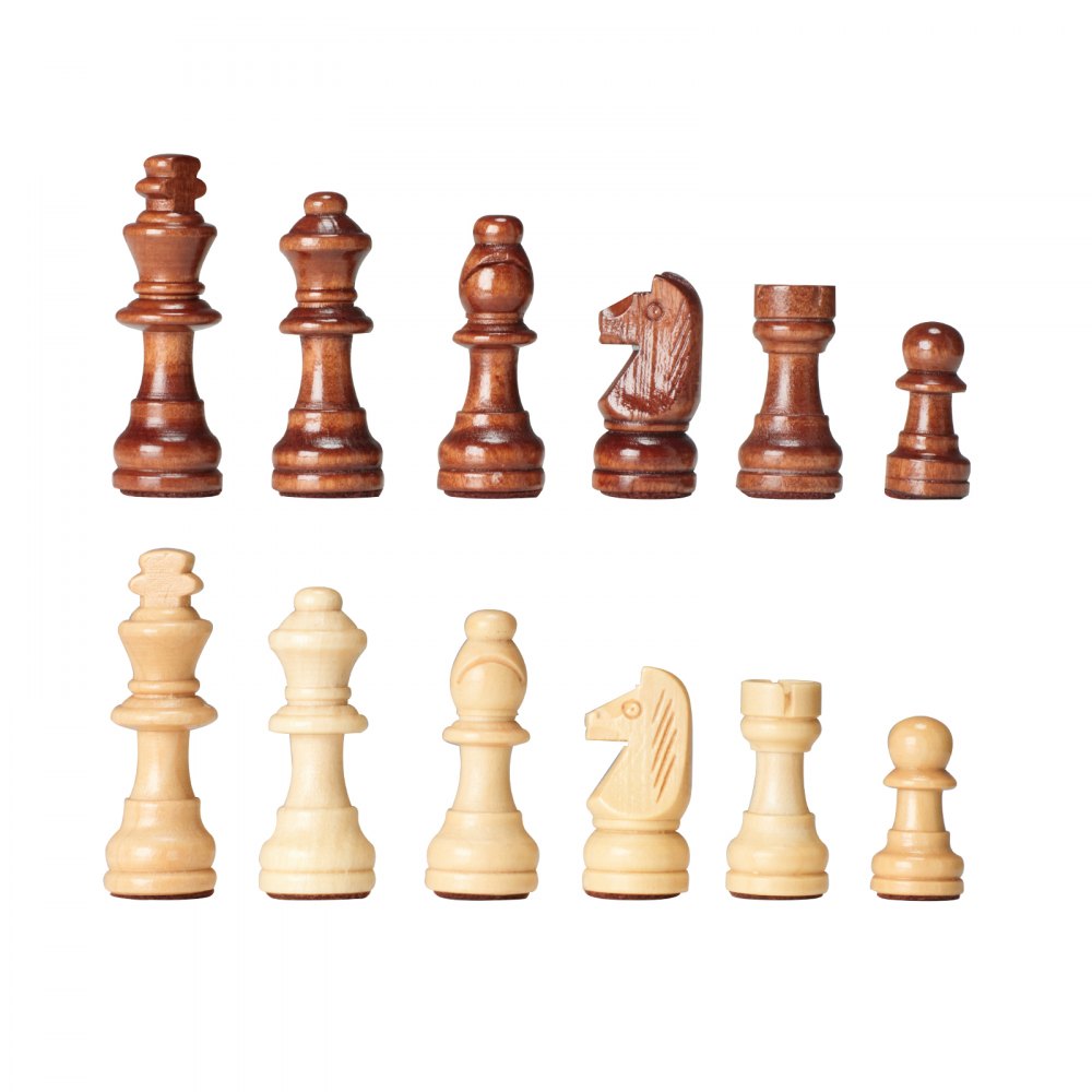 VEVOR Magnetic Wooden Chess Set, 12 Inch Chess Game Set, 2 Extra Queens Beginner Chess Set, Folding Chess Board Games with Chess Pieces, Storage Slots, and Box, Portable Travel Gift for Adults Kids