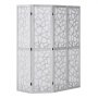 VEVOR Wood Room Divider, 4 Panel Wood Folding Privacy Screen, 66.9 Inches Tall Indoor Carved Wooden Partition, Portable Decoration Screen, for Room Separation, Home, Office, Restaurant & Bedroom