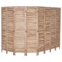 VEVOR Wood Room Divider, 8 Panel Wood Folding Privacy Screen, 66.9 Inches Tall Indoor Louvered Partition Divider, Portable Decoration Screen, for Room Separation, Home, Office, Restaurant & Bedroom
