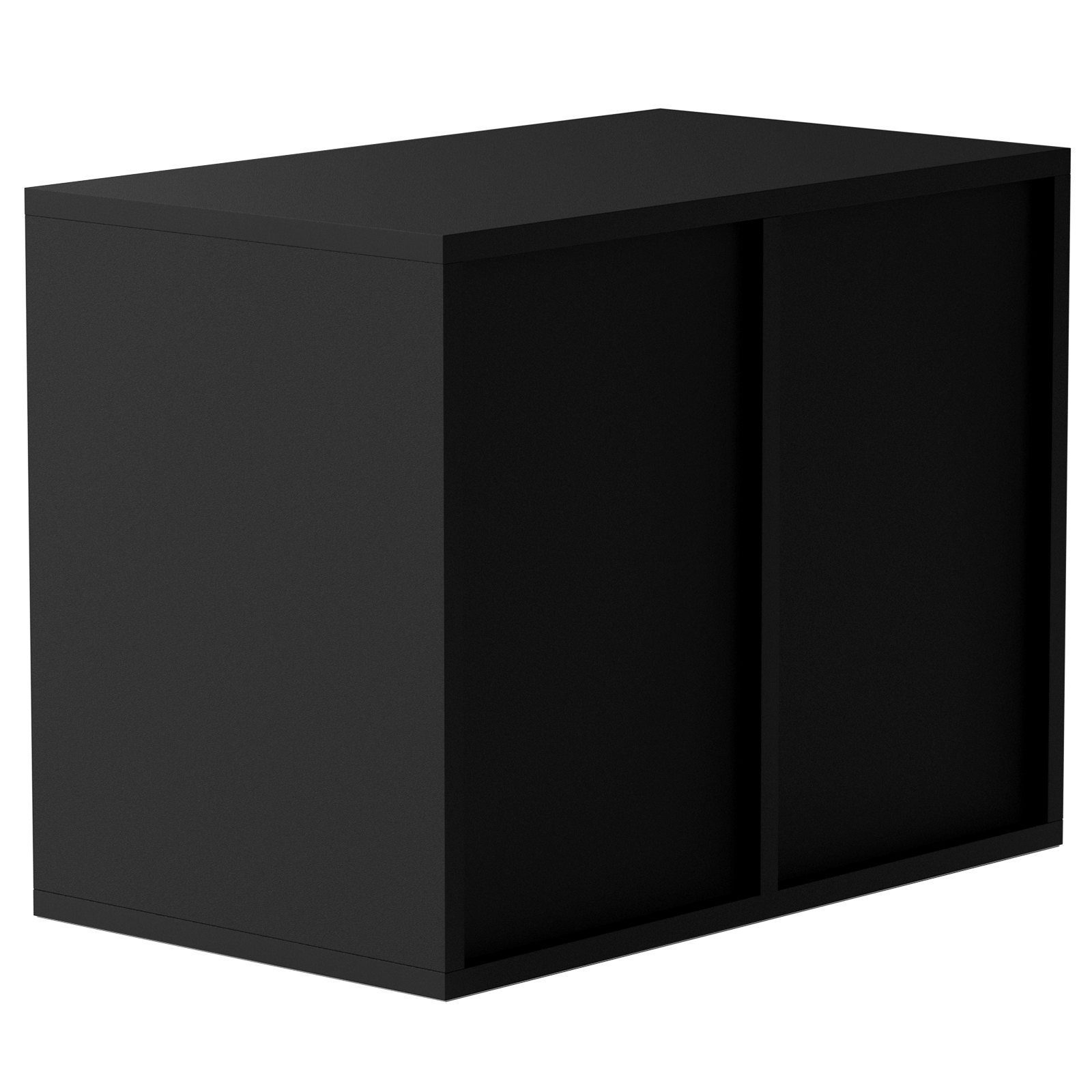 VEVOR Wood Literature Organizer Adjustable File Sorter 12 Compartments Black