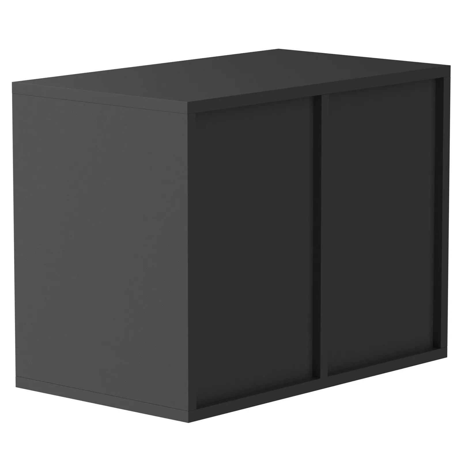 black VEVOR literature organizers with a sleek, minimalist design featuring two compartments.