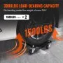 VEVOR Wheel Dolly, 3000 lbs/1360 kg Car Dollies, Wheel Dolly Car Tire Stake Set of 2 Piece, Heavy-duty Car Tire Dolly Moving Cars, Trucks, Trailers, Motorcycles, and Boats