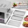 Vevor Steak Broiler Infrared Steak Grill Broiler With 3 Trays Electric Broiler