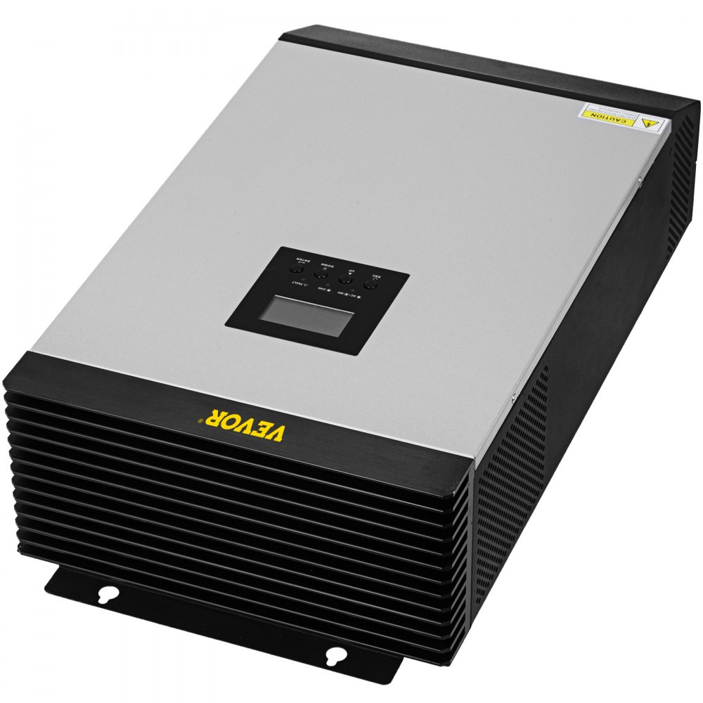 VEVOR Pure Sine Wave Power Solar Charger Off-Grid Inverter DC AC Output with Utility Charger (5KVA 48V MPPT)