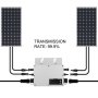 VEVOR 600W Solar Grid Tie -mikroinvertteri 220V, verkkoliitosinvertteri 1,5 m virtakaapelilla, verkkosidos mikroinvertteri mikrogrid side invertteri 180-260VAC