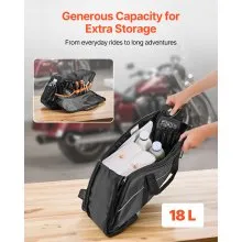 VEVOR Motorcycle Saddlebag Liner Bag Organizer for 93-22 Harley Davidson 18 L