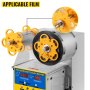 VEVOR Automatic Cup Sealing Machine 90/95 mm Cup Diameter Boba Cup Sealer 450W Bubble Tea Cup Sealer Machine 1-20 cm Cup Height Boba Tea Cup Sealing Machine 400-600cup/h Bubble Tea Sealing Machine