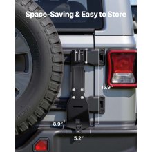 Soporte de gato todoterreno de alta elevación para Jeep Wrangler YJ/TJ/JK/JL 1986-2024