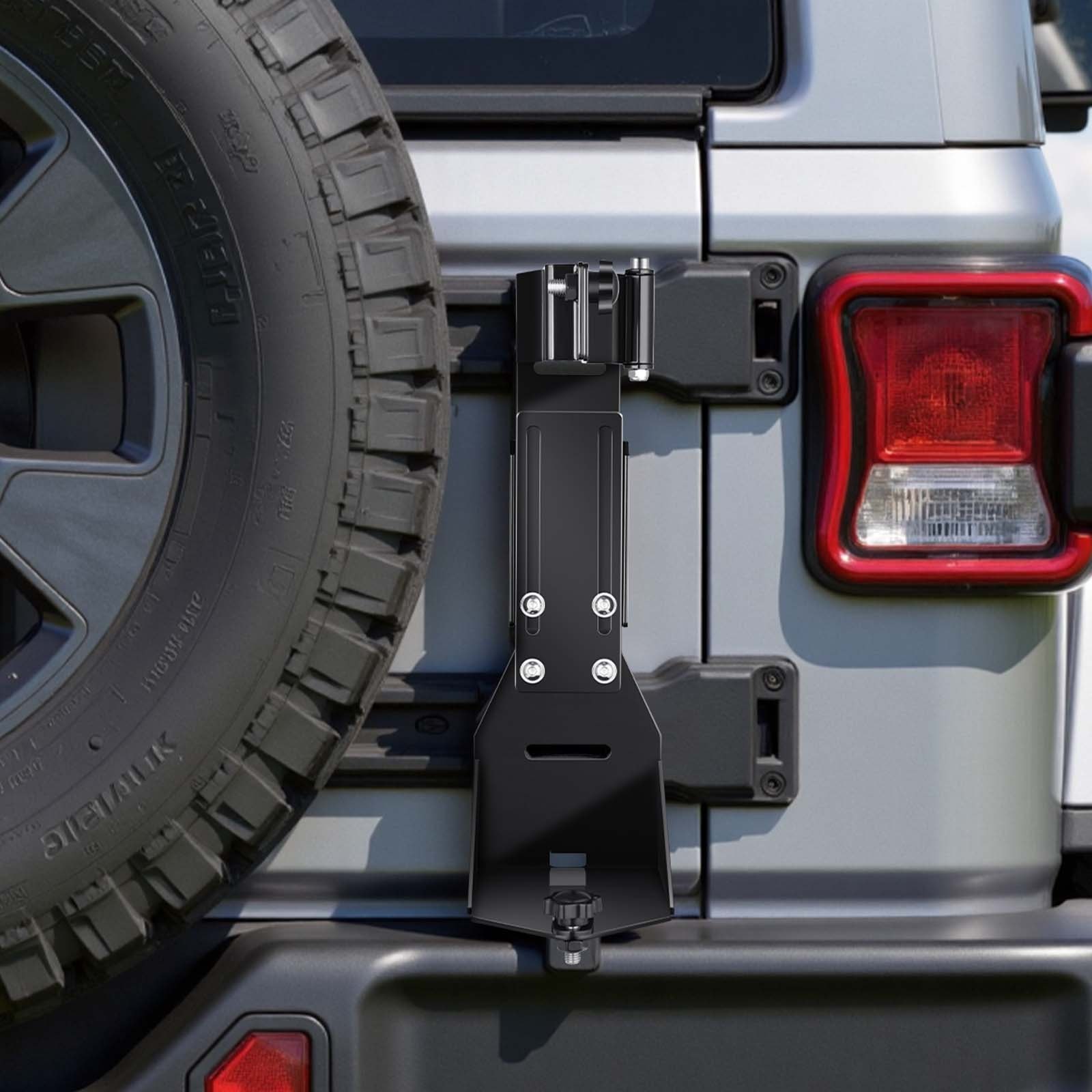 VEVOR High Lift Jack Mount Bracket, Farm Jack Holder Mounting Bracket Kit, Mount Carrier for Off Road Heavy-Duty Jacks, Compatible With YJ (1986-1996), TJ (1997-2006), JK (2006-2018), JL (2018-2024)