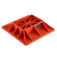 High Lift Jack Base and Handle Keeper Off Road Jack Support Stand Base Red