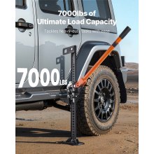 34" Off Road Farm Jack Hoist 7000 Lbs High Lift Tractor Vehicle's Winch