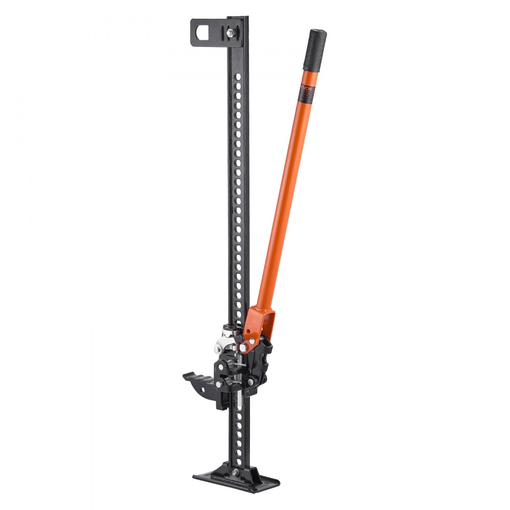 VEVOR Farm Jack, 107.5 cm Utility High Lift Farm Jack, 3.18 Ton Capacity Ratcheting Off Road Utility Jacks, Heavy-Duty Lift Jacks with 130.1-929.6 mm Lifting Range for Tractor, Truck, SUV