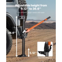 42" Off Road Farm Jack Hoist 7000 Lbs High Lift Tractor Vehicle's Winch