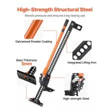42" Off Road Farm Jack Hoist 7000 Lbs High Lift Tractor Vehicle's Winch