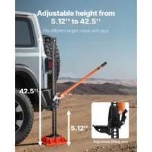 VEVOR 122cm Off Road Farm Jack Hoist with Base 3.18 T High Lift Tractor Vehicle