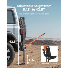 48" Off Road Farm Jack Hoist 7000 Lbs High Lift Tractor Vehicle's Winch