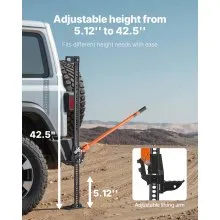 48" Off Road Farm Jack Hoist 7000 Lbs High Lift Tractor Vehicle's Winch