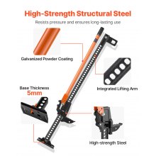 48" Off Road Farm Jack Hoist 7000 Lbs High Lift Tractor Vehicle's Winch