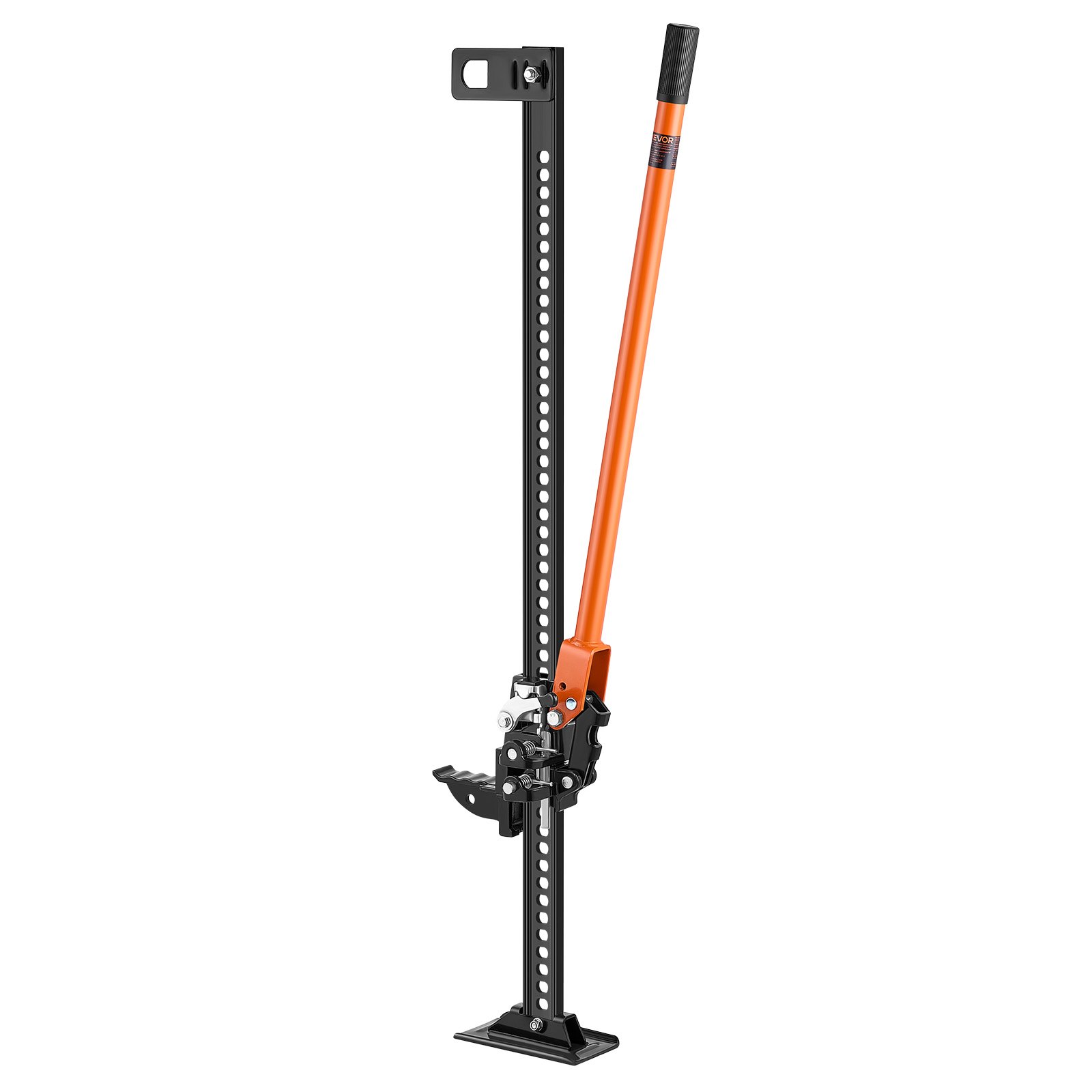 VEVOR Farm Jack, 122 cm Utility High Lift Farm Jack, 3.18 Ton Capacity Ratcheting Off Road Utility Jacks, Heavy-Duty Lift Jacks with 130.1-1079.5 mm Lifting Range for Tractor, Truck, SUV