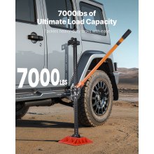 60" Off Road Farm Jack Hoist with Base 7000 Lbs High Lift Tractor Vehicle