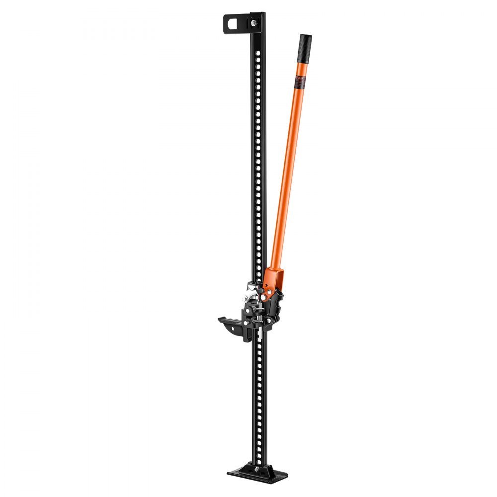 VEVOR Farm Jack, 152.5 cm Utility High Lift Farm Jack, 3.18 Ton Capacity Ratcheting Off Road Utility Jacks, Heavy-Duty Lift Jacks with 130.1-1380 mm Lifting Range for Tractor, Truck, SUV