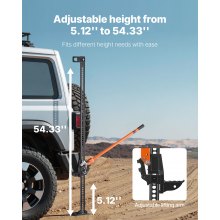 60" Off Road Farm Jack Hoist 7000 Lbs High Lift Tractor Vehicle's Winch