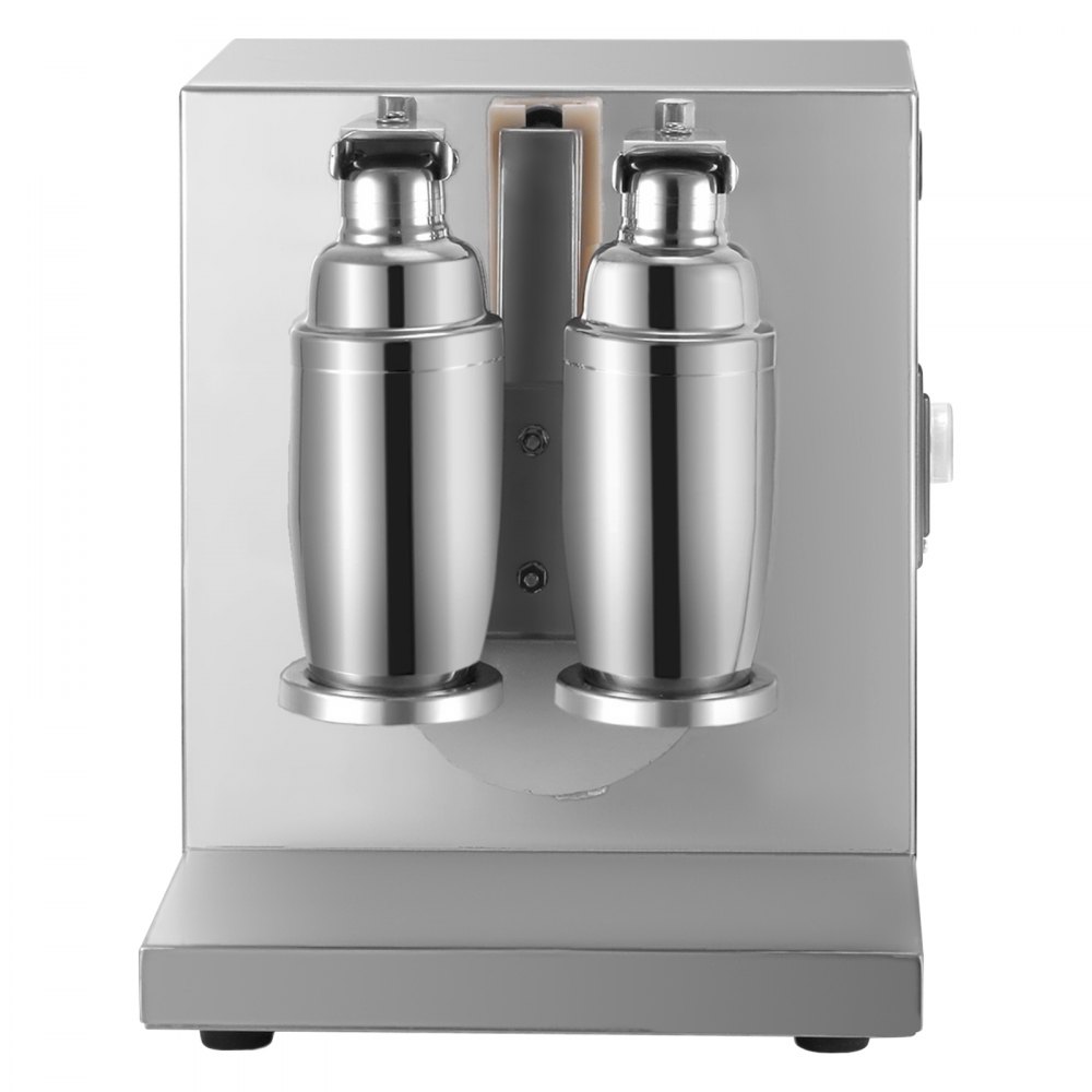 VEVOR Milk Tea Shaker Double Frame Milk Tea Shaking Machine 400r per Minute Stainless Steel Auto Tea Milk Making Machine for Boba Milk Tea