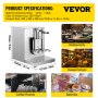 Electric Auto Double-Frame Milk Tea Shaking Machine Stainless Steel Bubble Boba shaker 110v 400r/min