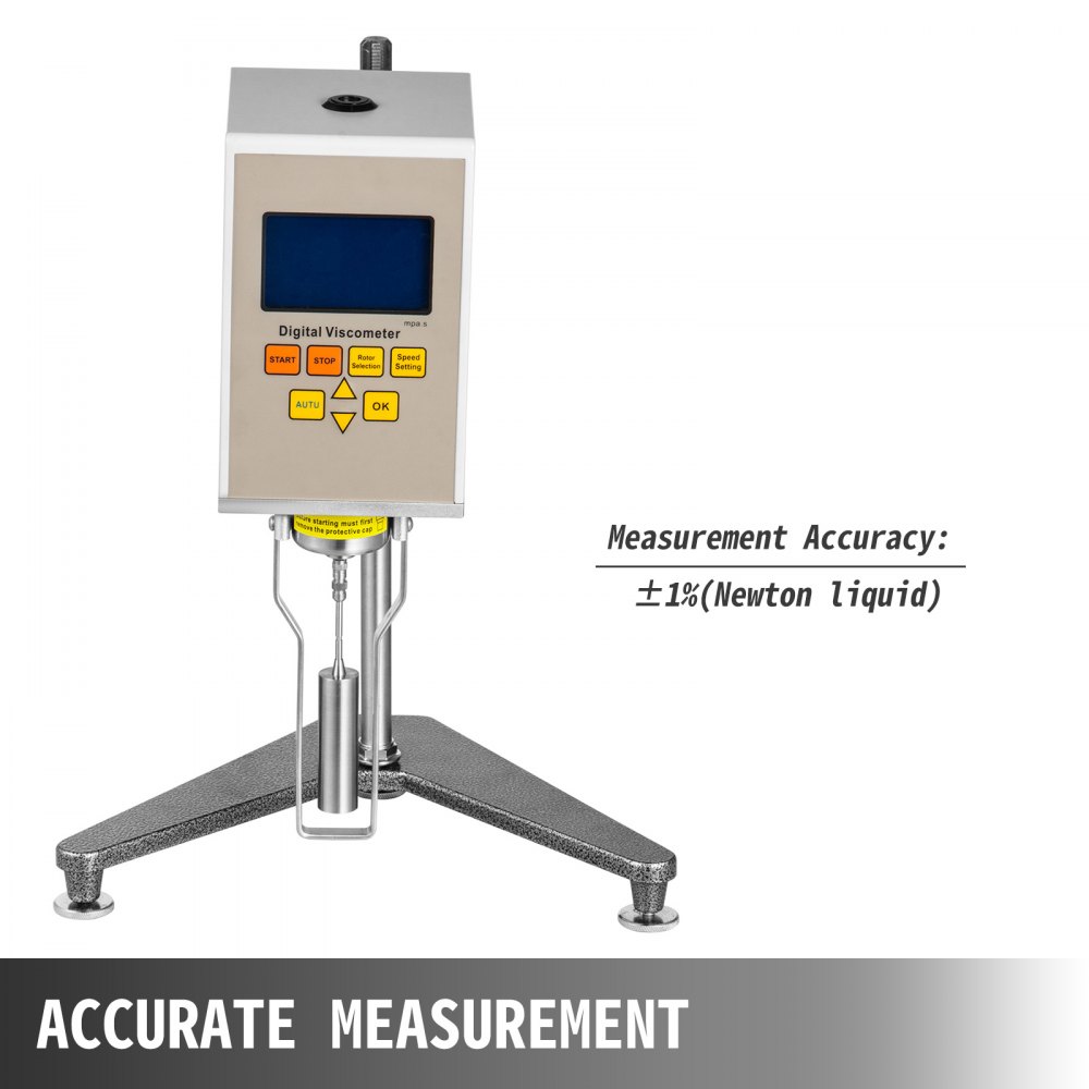 Ndj5s Rotary Viscometer Viscosity Tester Meter Fluidimeter Rotor Selection