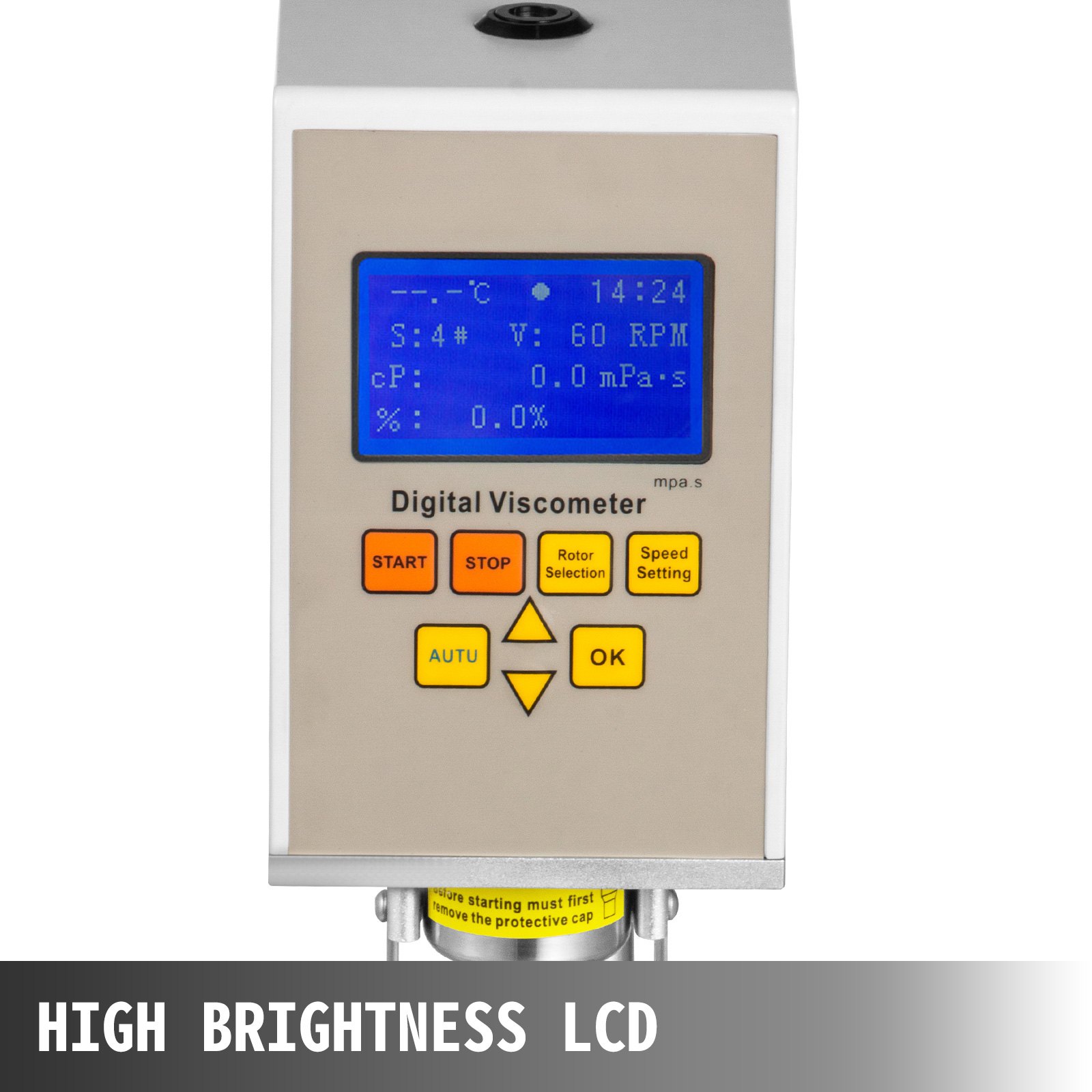 Ndj5s Rotary Viscometer Viscosity Tester Meter Fluidimeter Rotor Selection