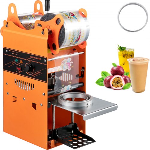 VEVOR Manual Cup Sealer Sealing Machine Coffee Boba Bubble Tea 300 500 Cups/hr