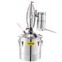 VEVOR Alcohol Distiller 70L Alcohol Still Whiskey Distillery Kit Home Moonshine Still with Thermometer and Fermentation Tank for Alcohol Distilling