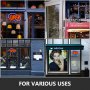 VEVOR Large LED Open Sign Flashing 80x40CM Business Board Electric Shop Cafe