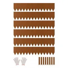 VEVOR Steel Landscape Edging, 6 Packs 1016 x 203.2 mm Weather-Resistant & Pre-Rust Metal Landscape Edging, Bendable Garden Edging Border, Lawn Edging for Flower Bed Yard Pathway Divider