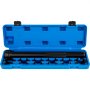 VEVOR Inner Tie Rod Tool Kit, 12 Pcs Tie Rod Removal Tool, 12 Pcs Crowfoot Adapters Master Inner Tie Rod Tool Set, 1/2 Inch Drive Tube Tie Rods Tool, Heavy-Duty Steel Inner Tie Rod Removal Tool For Ve